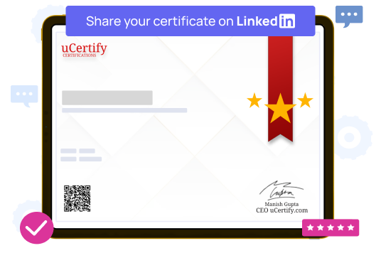 uCertify: Submit your feedback to help us spread the word